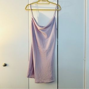 NWT Urban Outfitter Cowl Neck Slip Dress LILAC COLOR XL